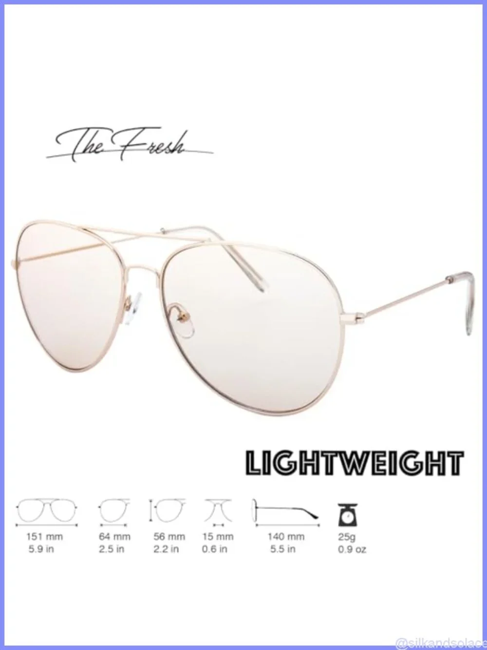 Aviator Sunglasses Oversized Retro Full Frame UV400 Protection